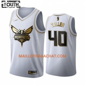 Maillot NBA Charlotte Hornets Cody Zeller 40 Nike 2019-20 Blanc Golden Edition Swingman - Enfant